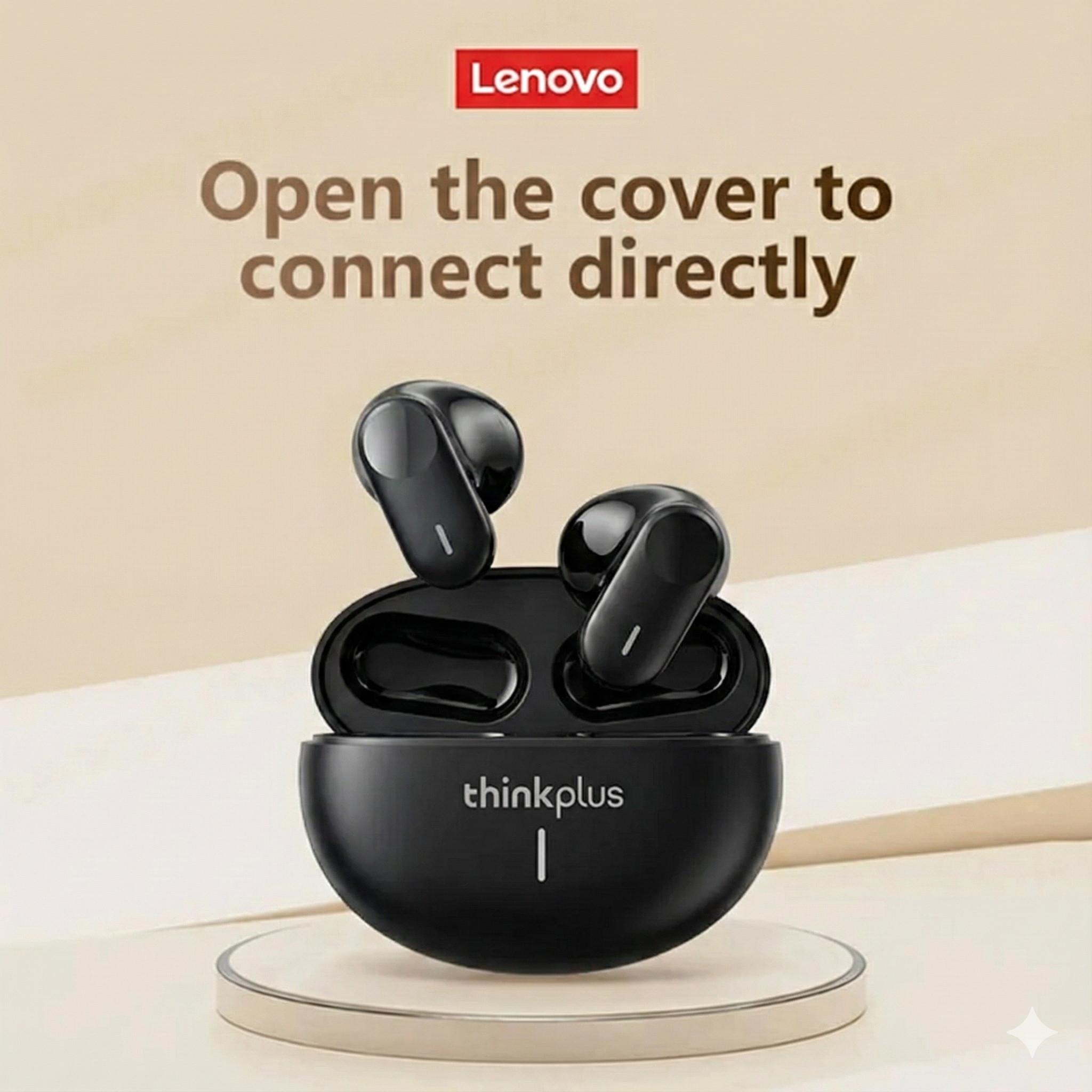 Original Lenovo LP19 Bluetooth 5.3 Kopfhörer TWS Touch Control Ohrhörer HiFi Surround Sound Kopfhörer Low Latency Game Headset