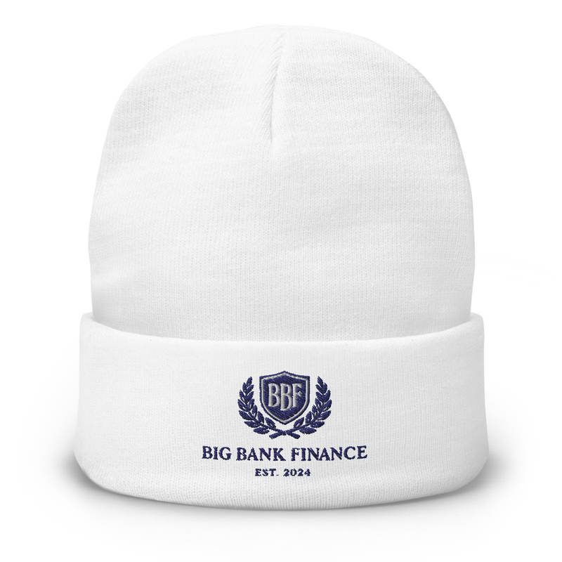 Big Bank Finance Limited Edition Embroidered Beanie
