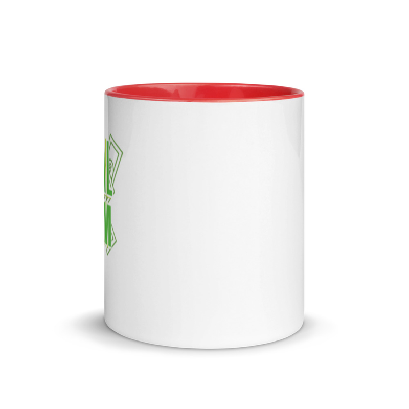 DEAL TEAM White Colored Inside Desk Mug