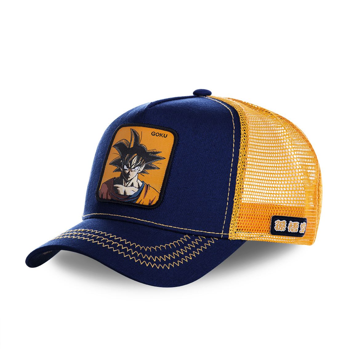 Casquette Trucker Dragon Ball Z Goku Snapback Bleu Capslab