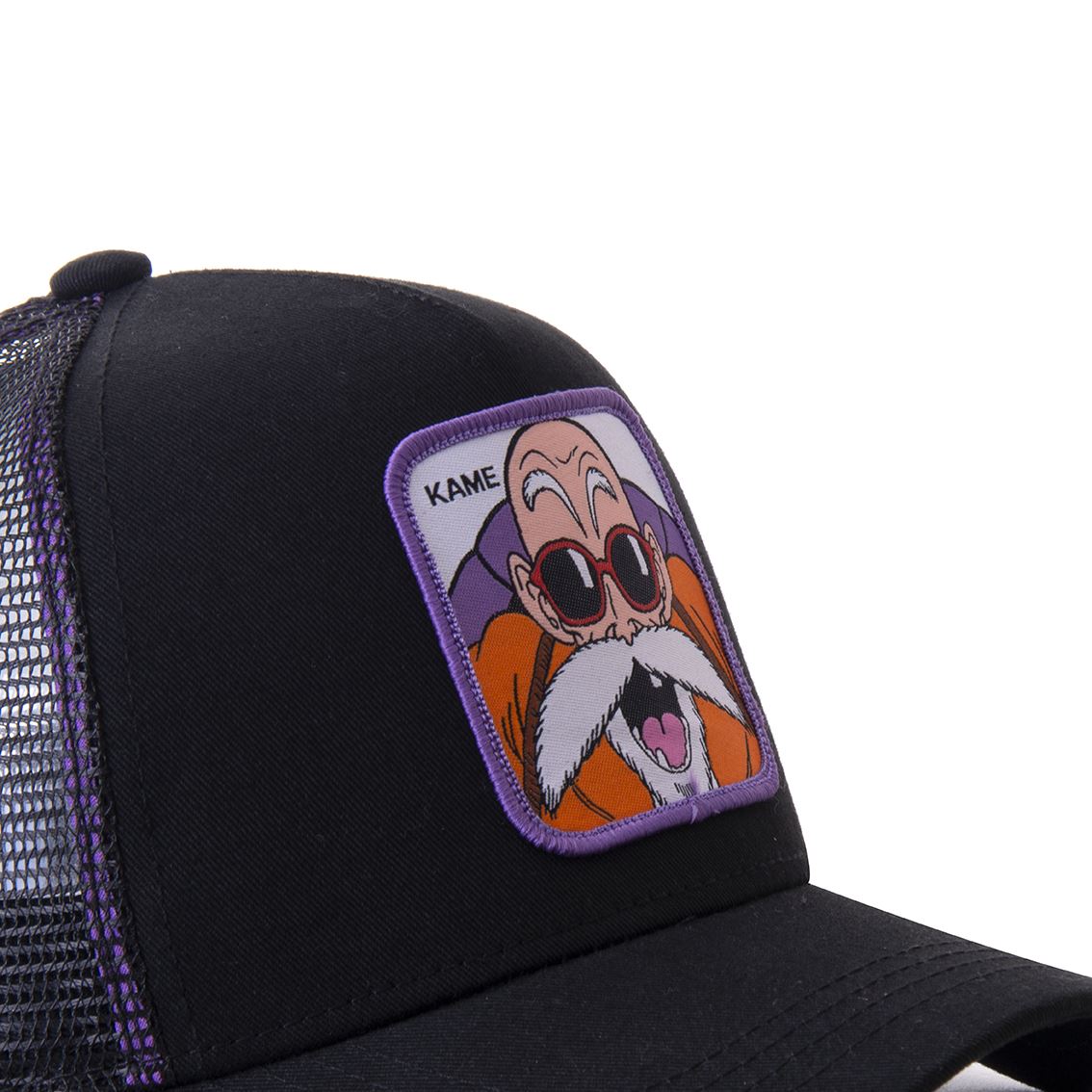 Casquette Trucker Dragon Ball Z Tortue Geniale Snapback Noir Capslab
