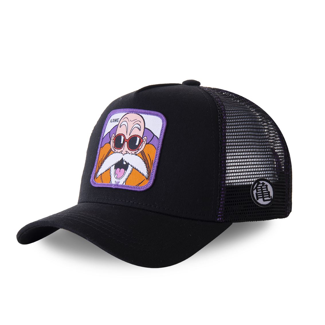 Casquette Trucker Dragon Ball Z Tortue Geniale Snapback Noir Capslab