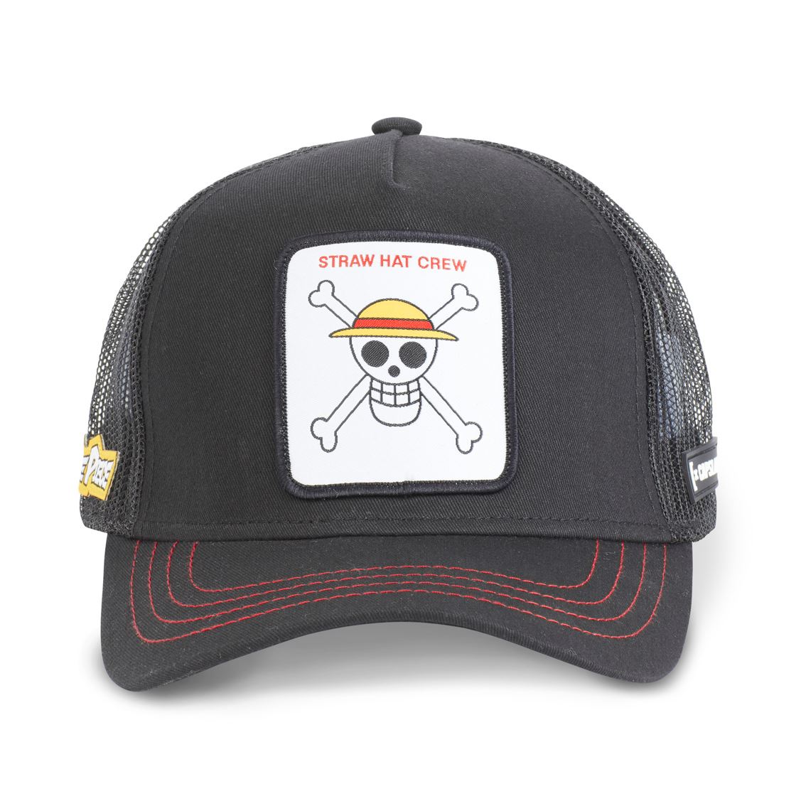 Casquette Trucker One Piece Snapback Noir Capslab