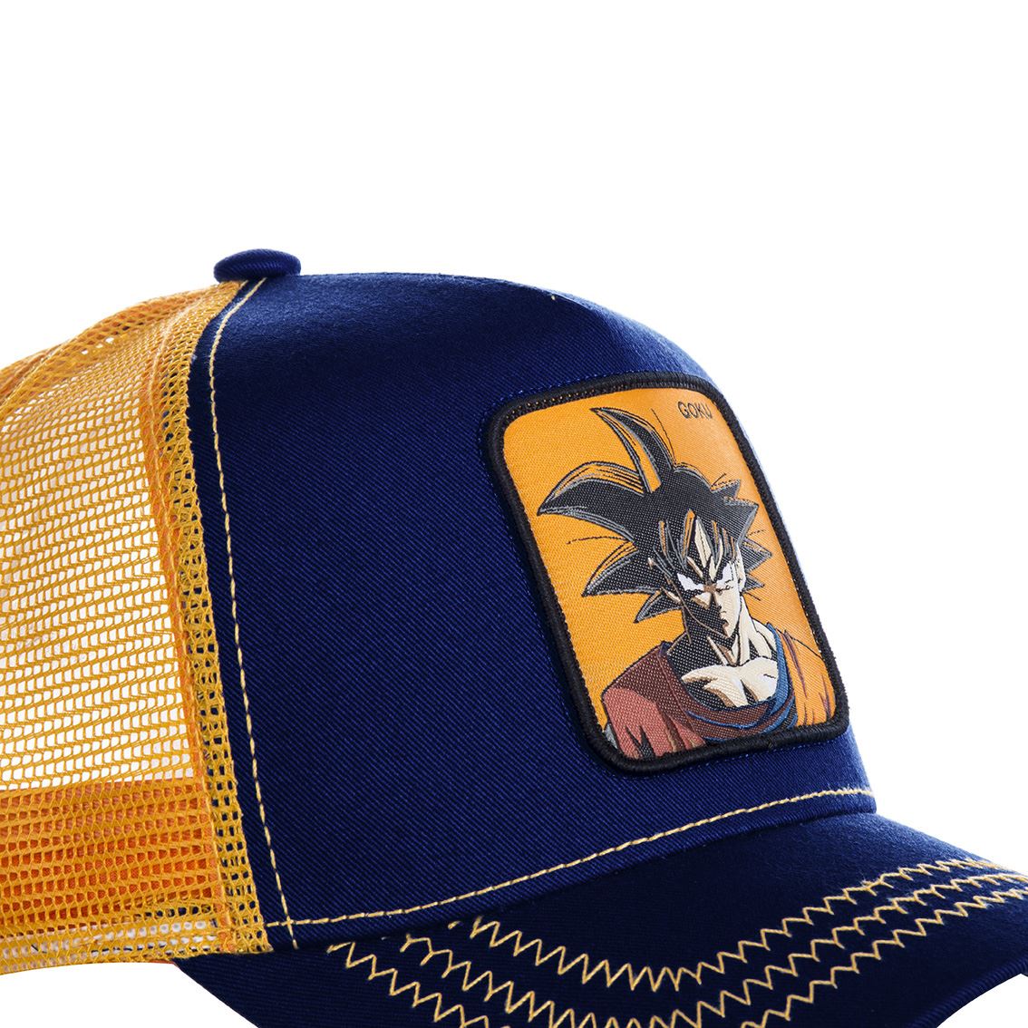 Casquette Trucker Dragon Ball Z Goku Snapback Bleu Capslab