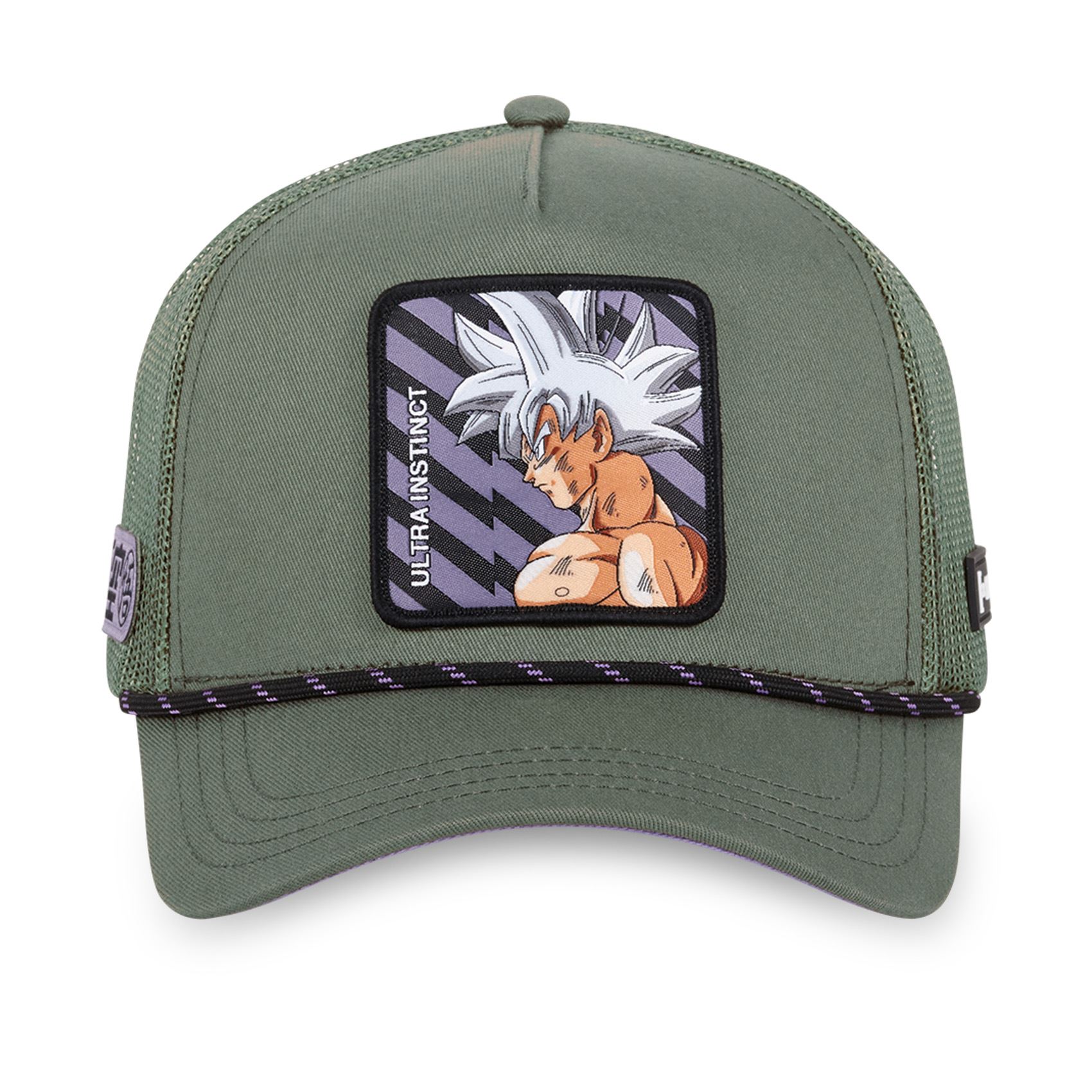 Casquette Trucker Dragon Ball Super Goku Snapback Kaki - Capslab