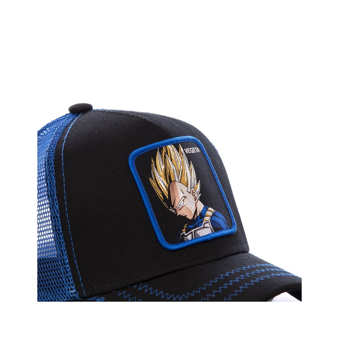 Casquette Trucker Dragon Ball Z Vegeta Snapback Noir Capslab