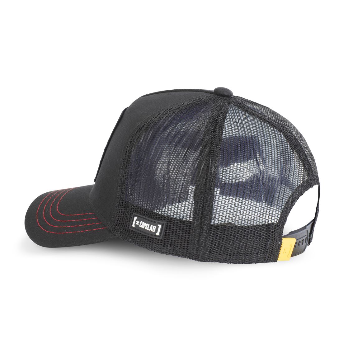 Casquette Trucker One Piece Snapback Noir Capslab