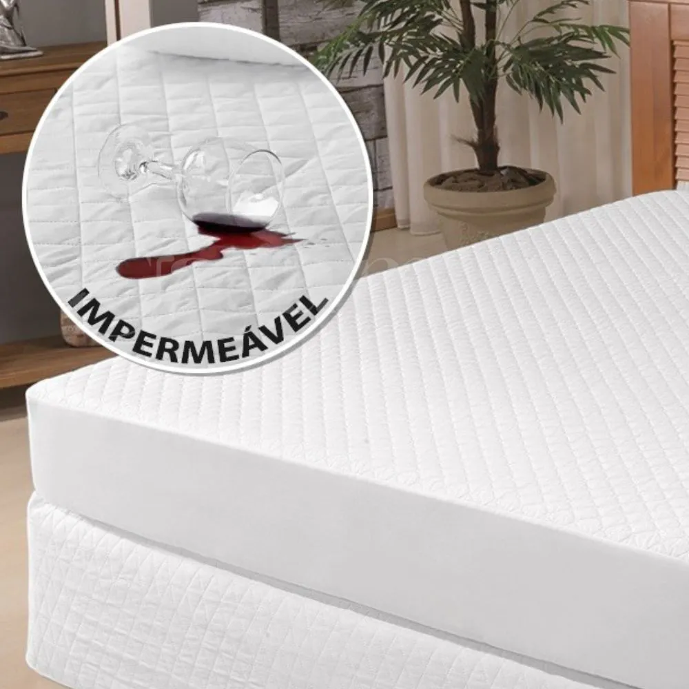 Protetor de Colchão de Casal Impermeável