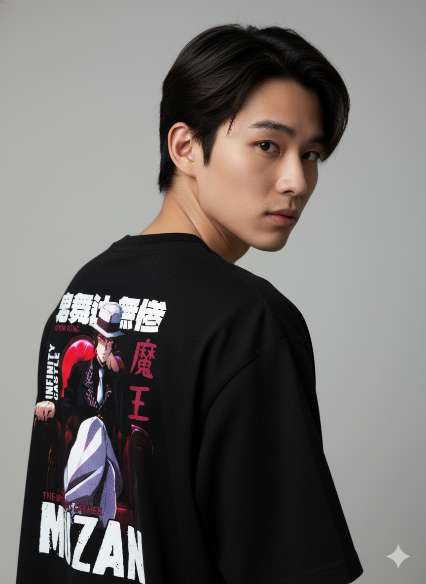 Camiseta "Muzan Kibutsuji - O Progenitor dos Demônios" - A Essência do Vilão de Demon Slayer!