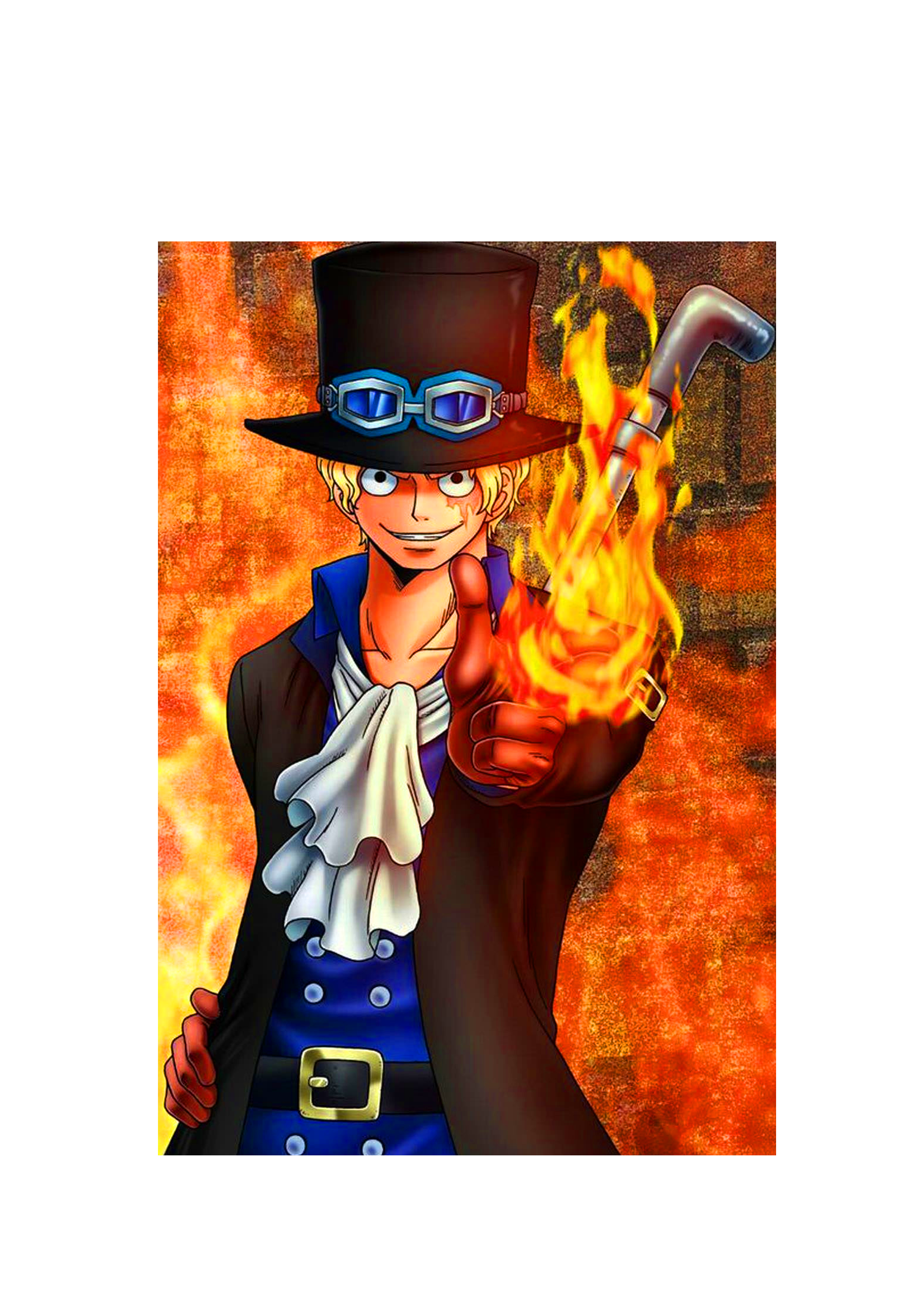   Estampa Painel Decorativo One Piece