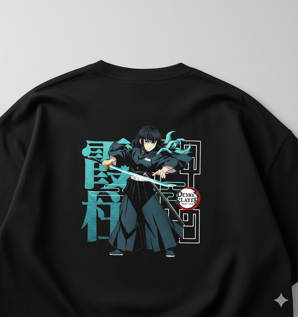 Camiseta "Muichiro Tokito - O Hashira da Névoa" - A Calma Mortal de Demon Slayer!