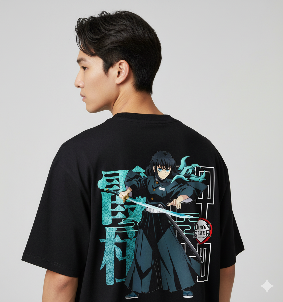 Camiseta "Muichiro Tokito - O Hashira da Névoa" - A Calma Mortal de Demon Slayer!