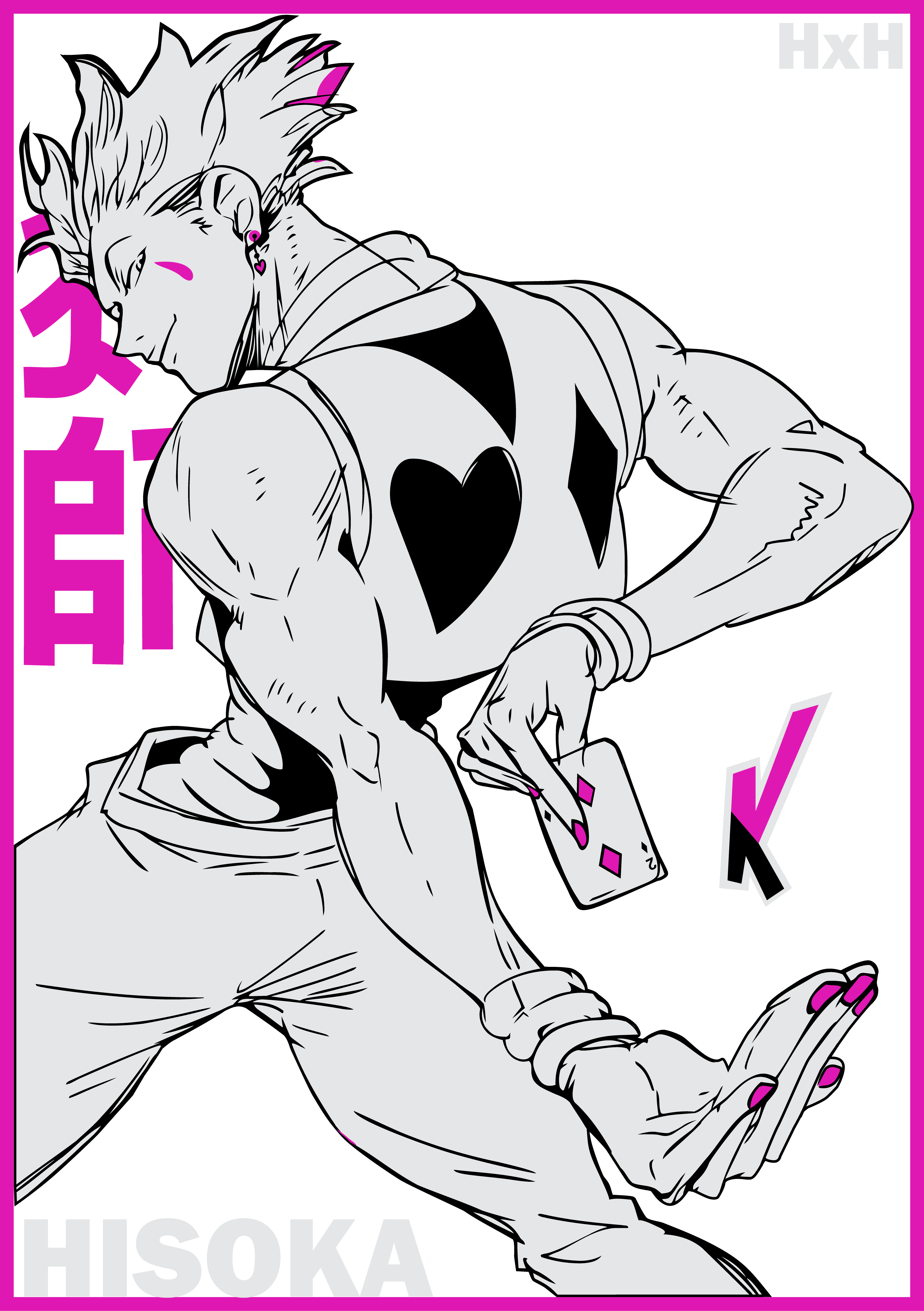 Poster do Hisoka - Hunter x Hunter