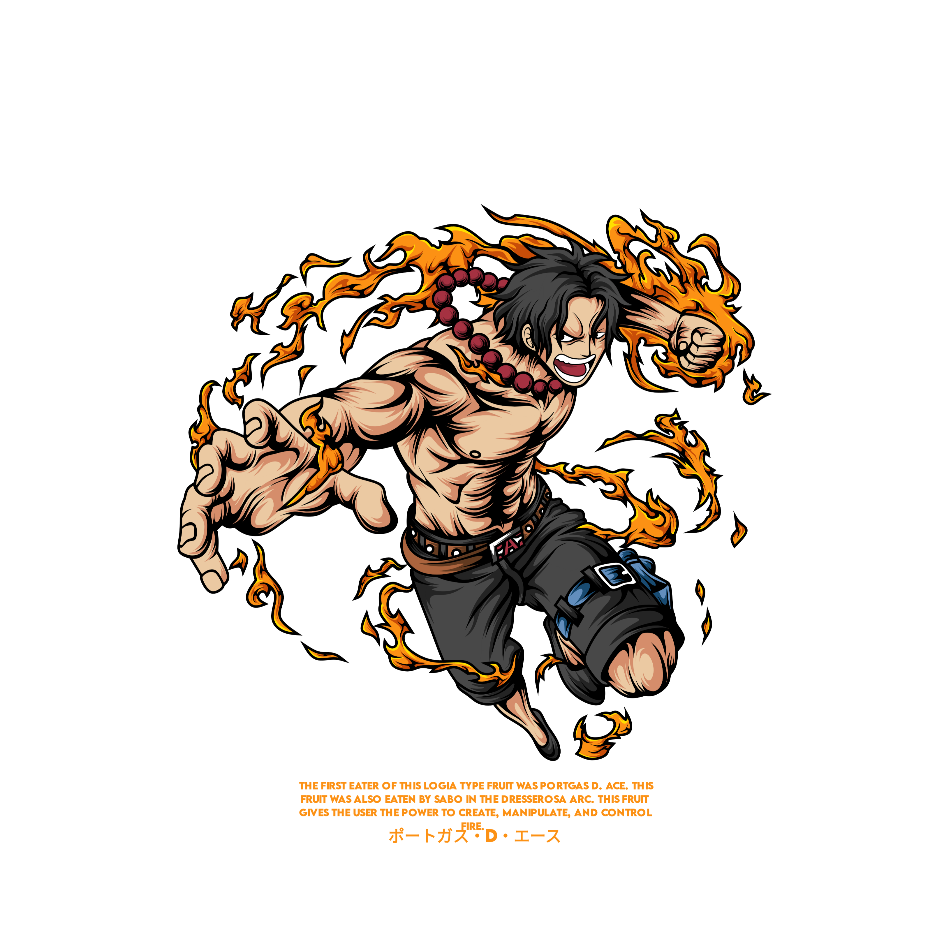 Estampas Action Figure Ace One Piece