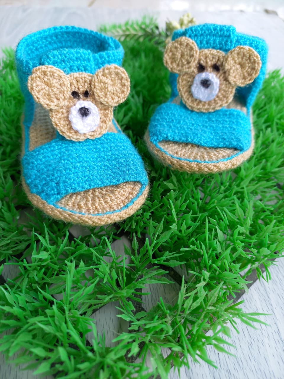 Sandalias a crochet