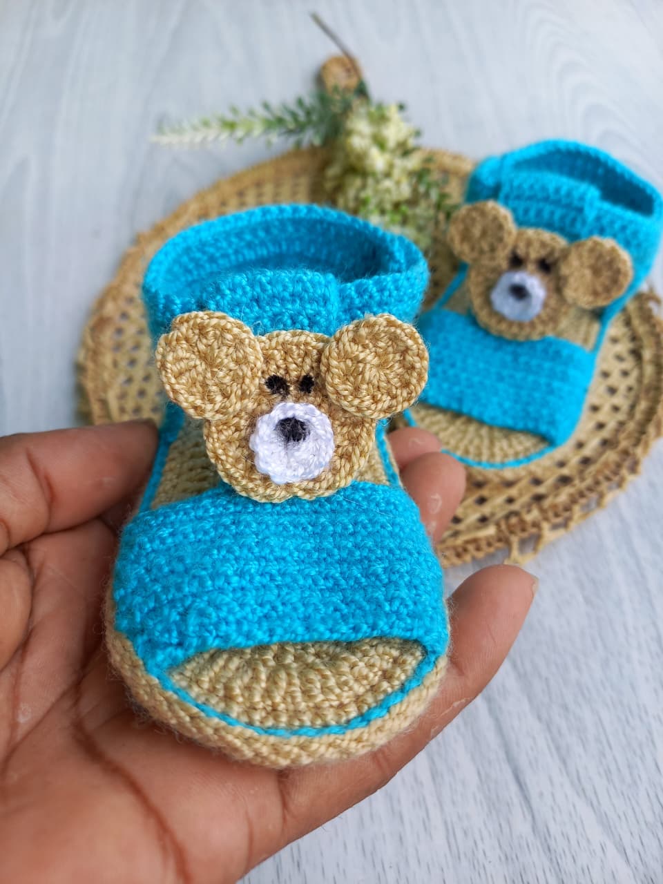 Sandalias a crochet