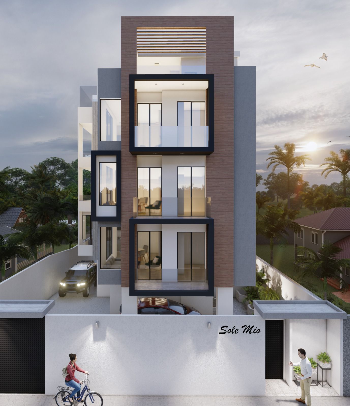 Moderno edificio residencial