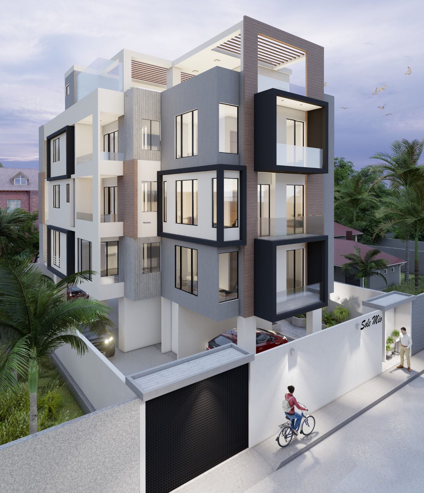 Moderno edificio residencial