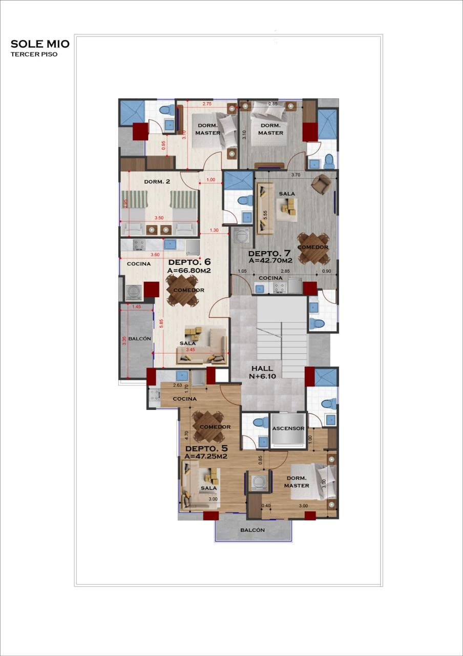 Moderno edificio residencial