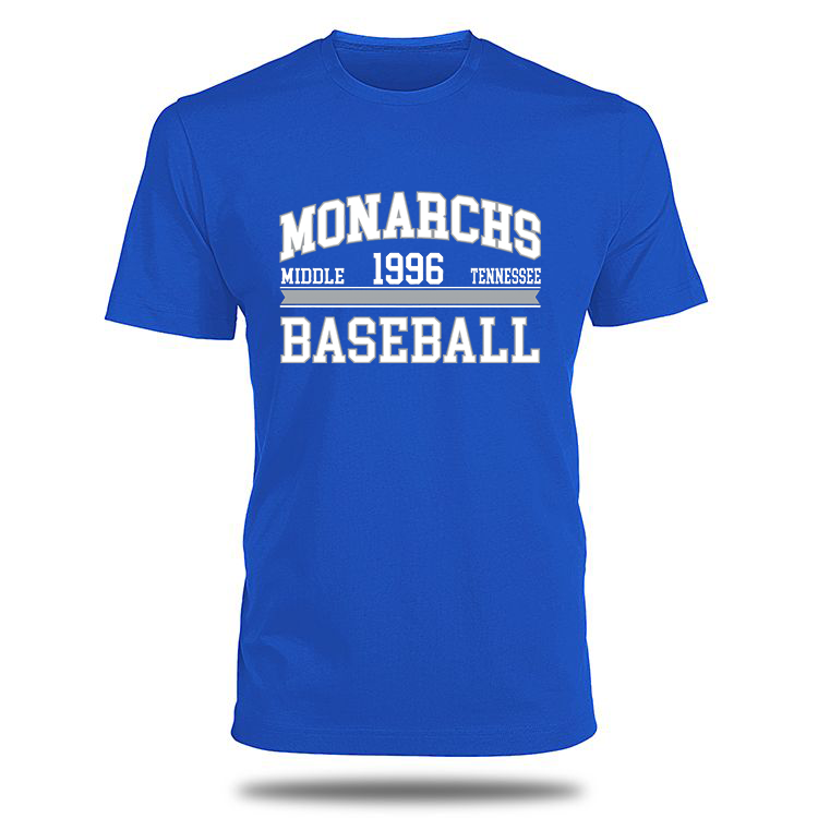Monarchs Baseball Collegiate Style T-shirt