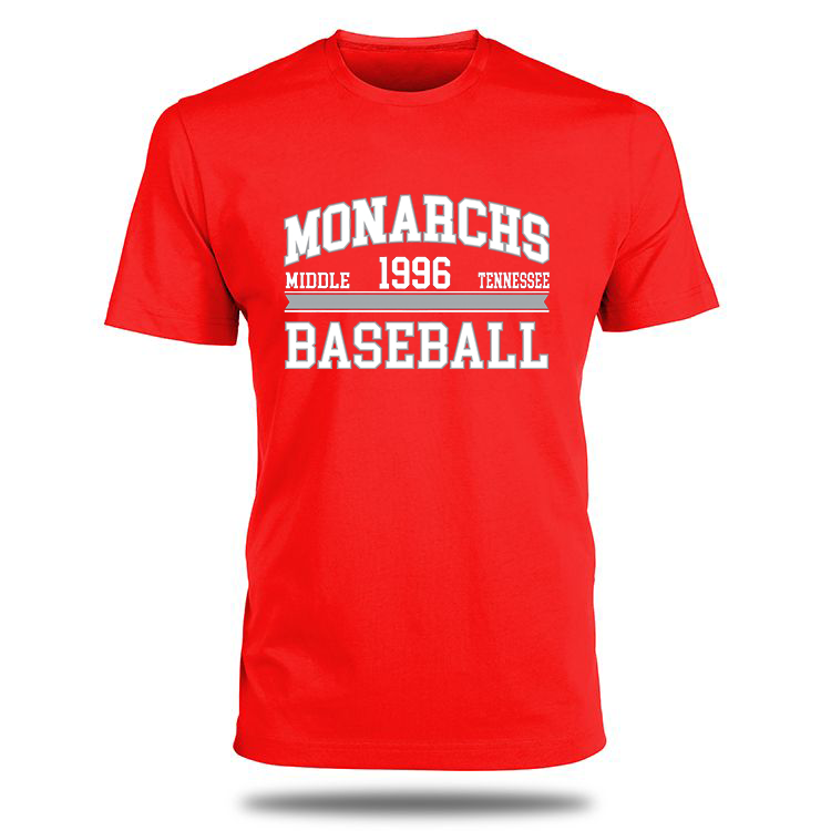 Monarchs Baseball Collegiate Style T-shirt