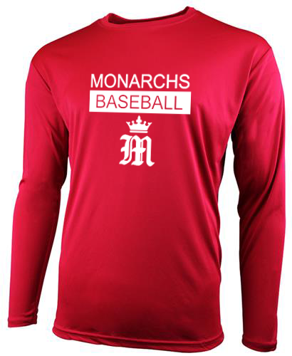 Long Sleeve Performance Shirt Bar Logo