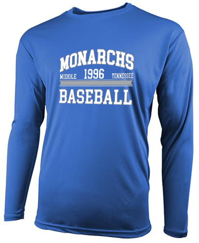 Long Sleeve Performance Shirt Collegiate 1996 Logo