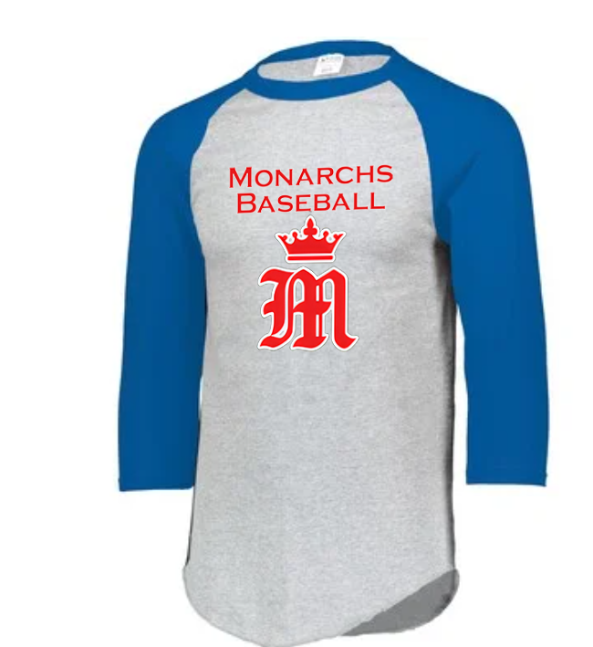 Monarchs Baseball Raglan Shirt