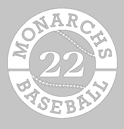 Monarchs Baseball Car Decal