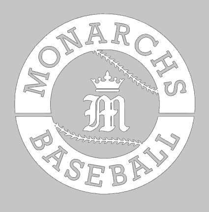 Monarchs Baseball Car Decal
