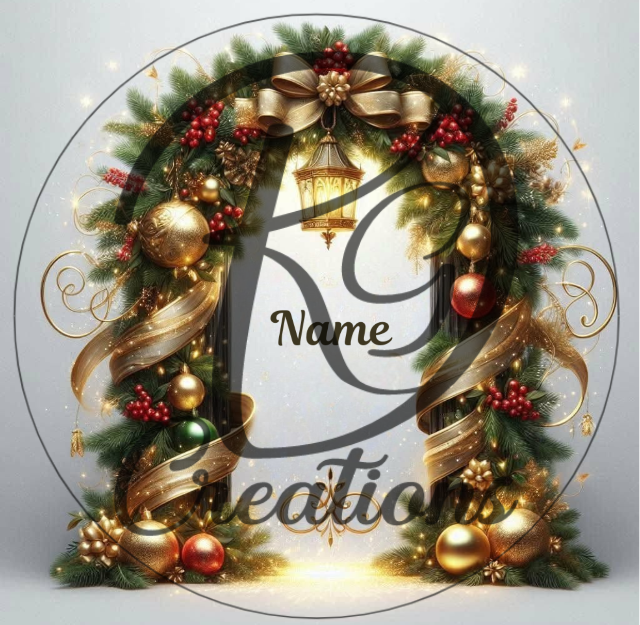 Doorway to Christmas (personalization available)