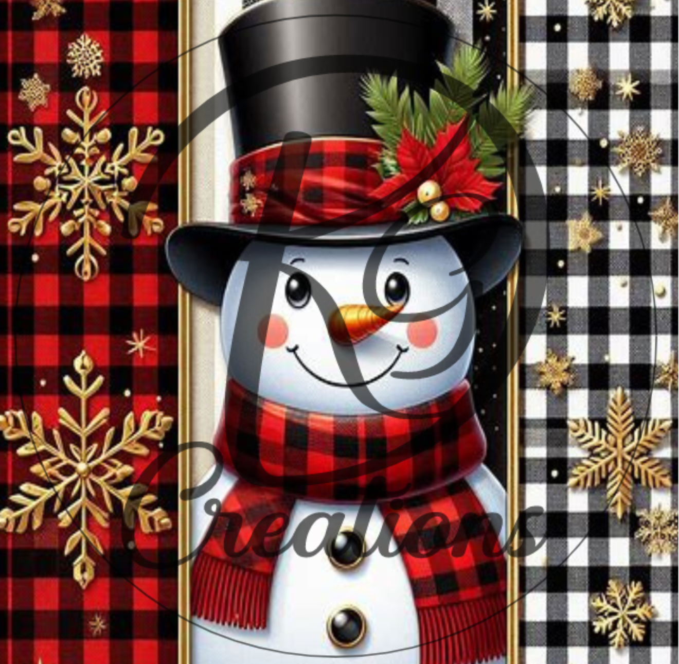 Mr Plaid Snowman