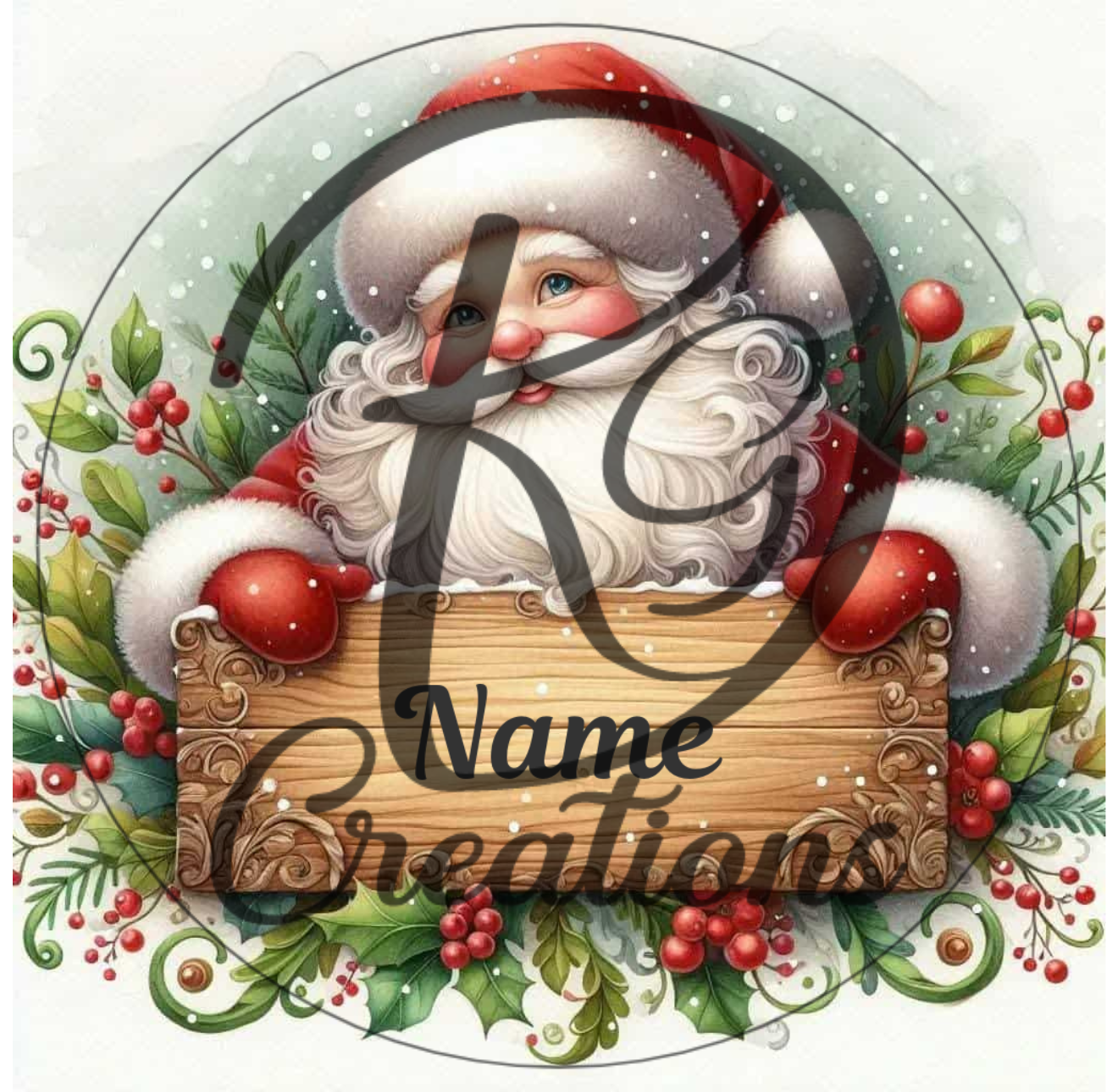 A Sign from Santa (personalization available)