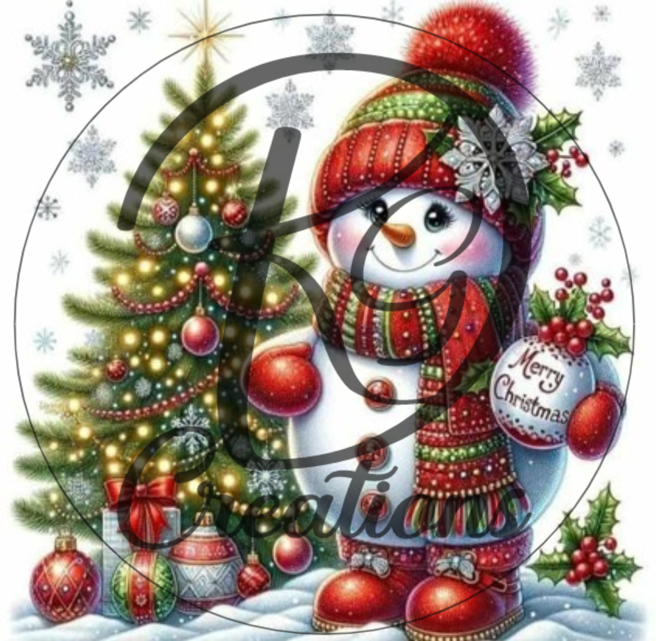 Snowman Christmas Wishes