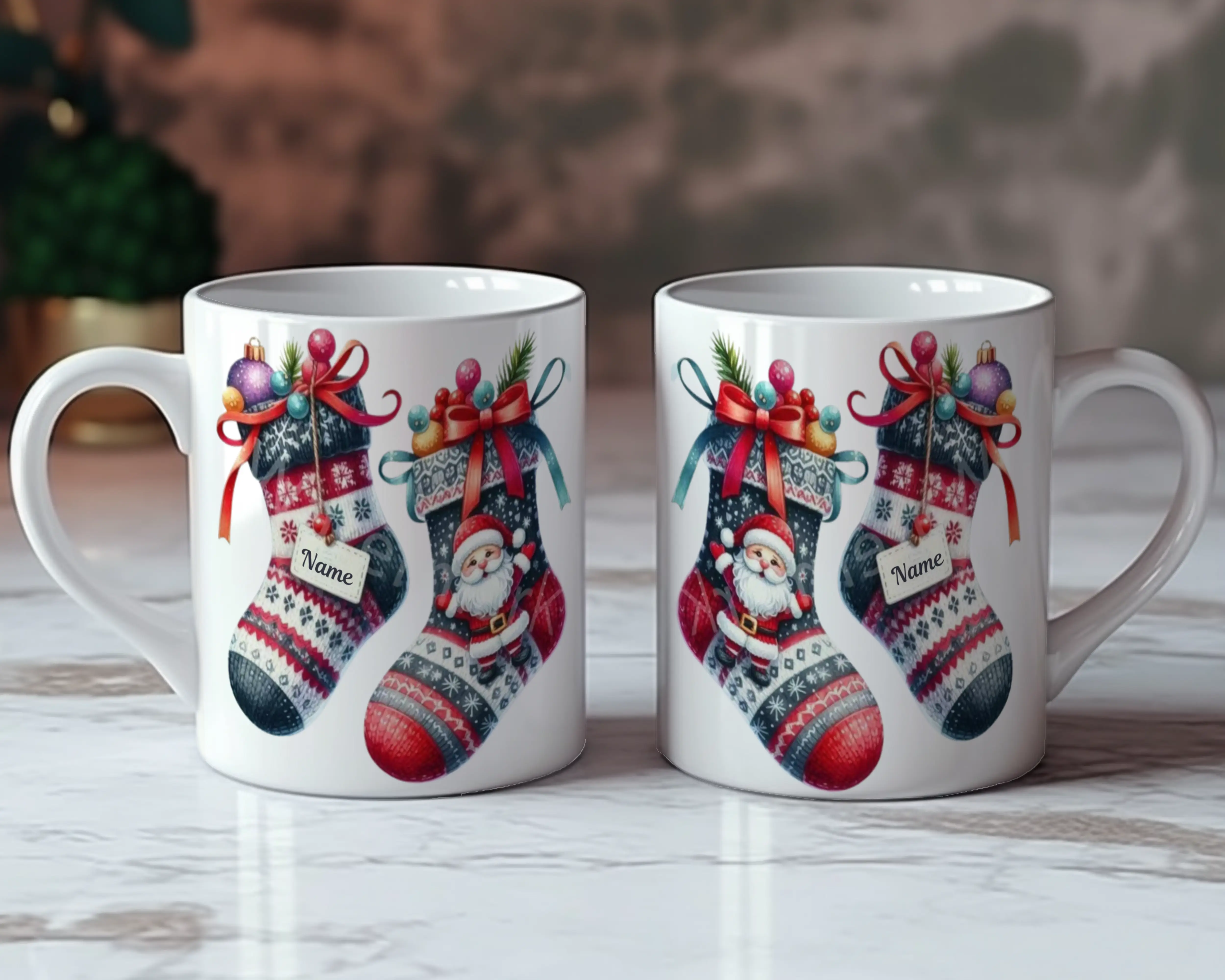 Santa's Stuffed Stockings (personalization available)