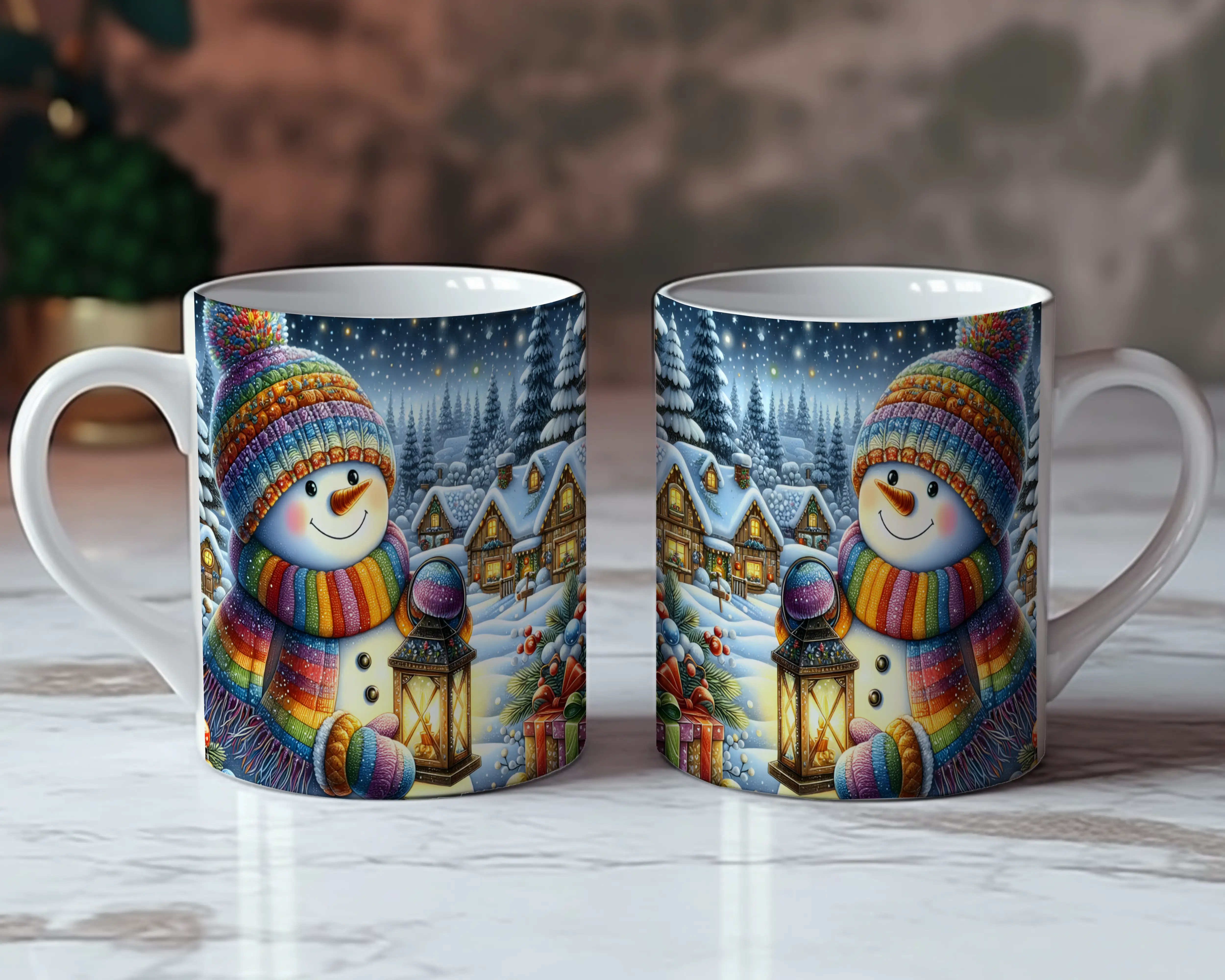 Winter Village Snowman