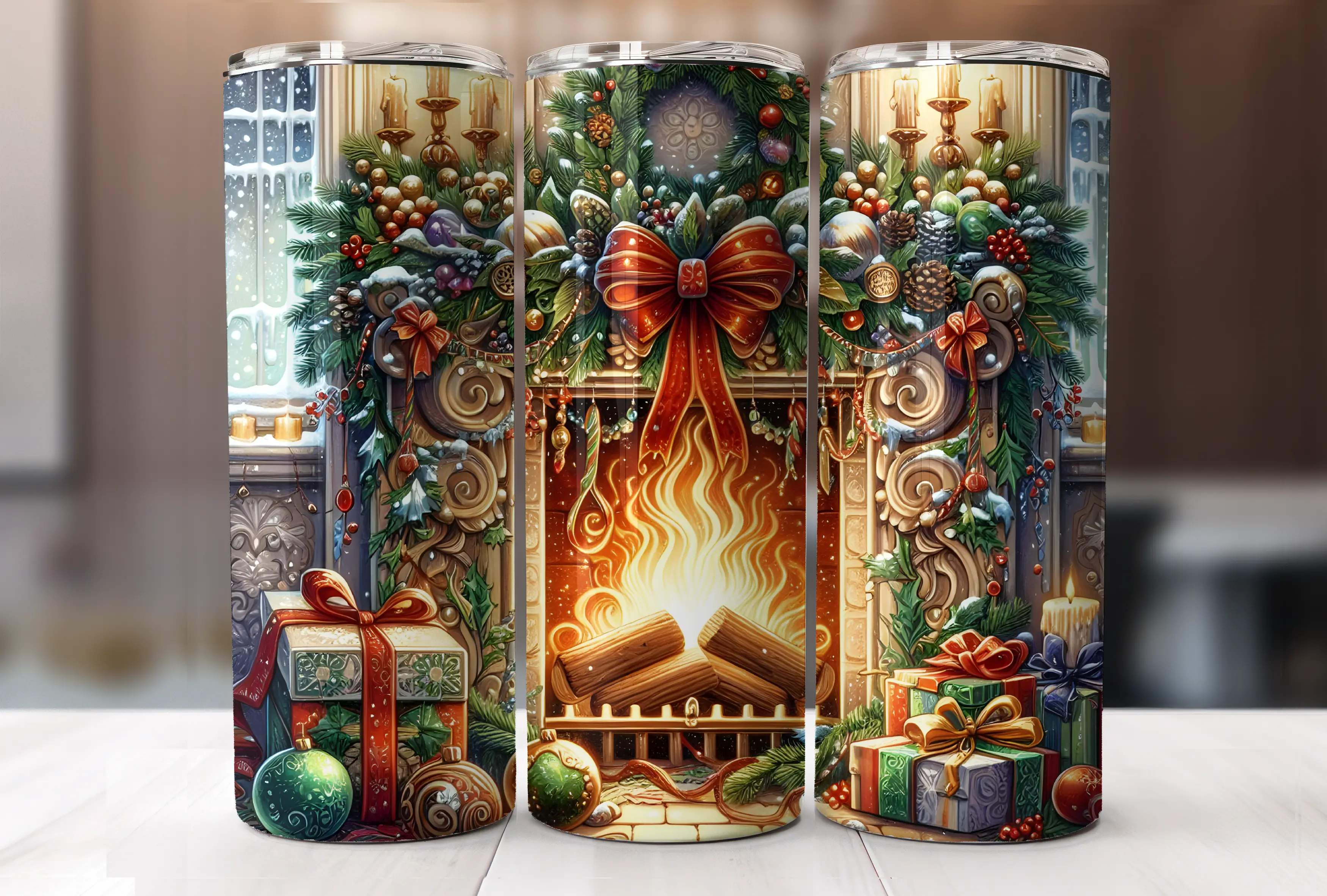 Cozy Fireside Christmas