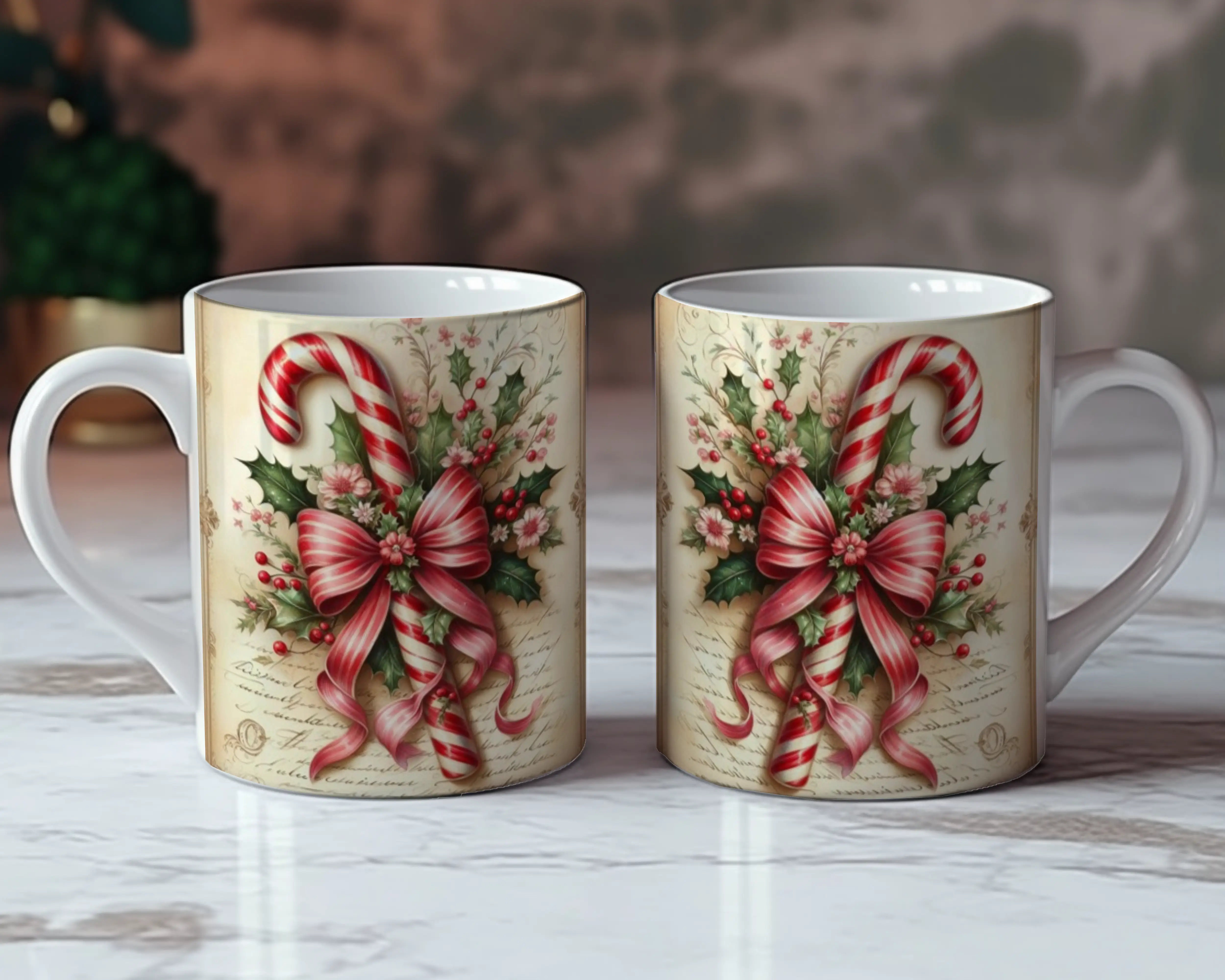 Victorian Christmas Cane