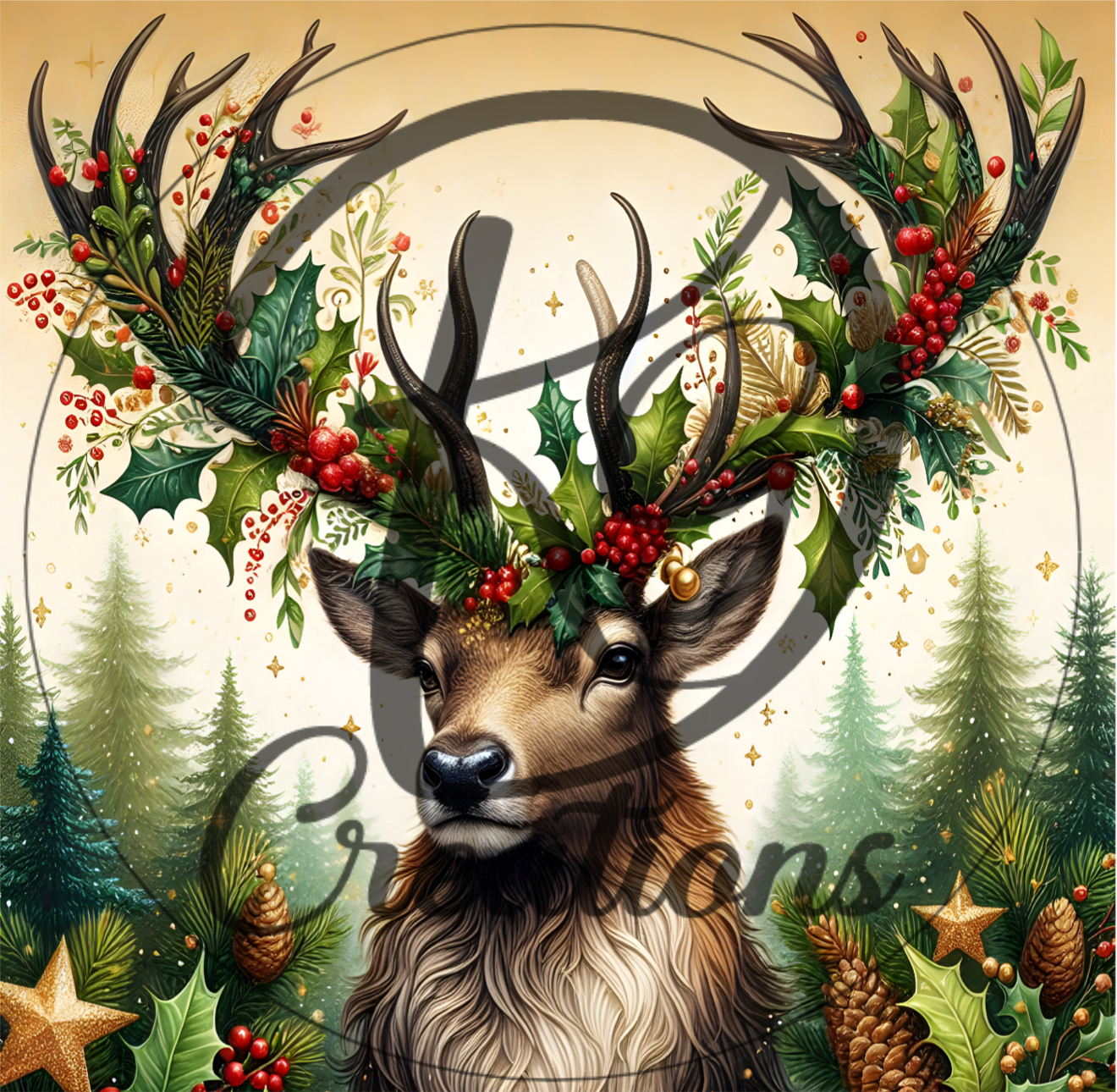 Majestic Crown of Holly