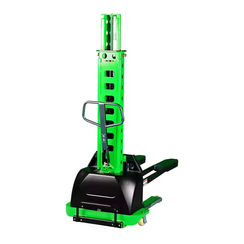 1.6M 1000KG Full Electric Portable Forklift Self-Loading Stacker Loader CDD10E