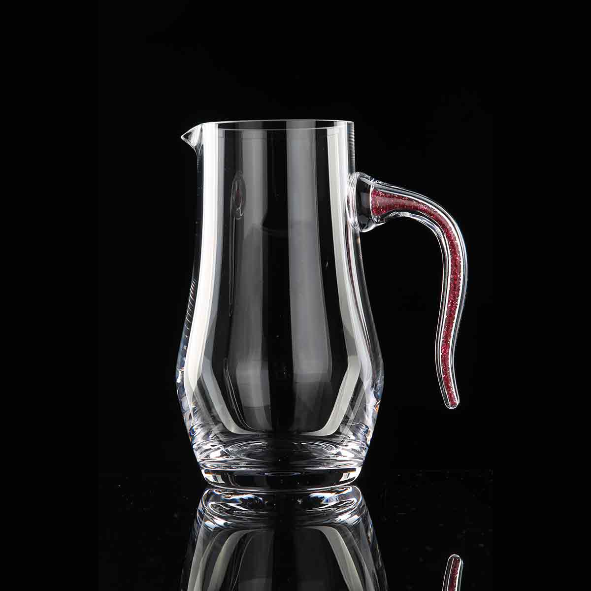 Elegant Glass Pitcher