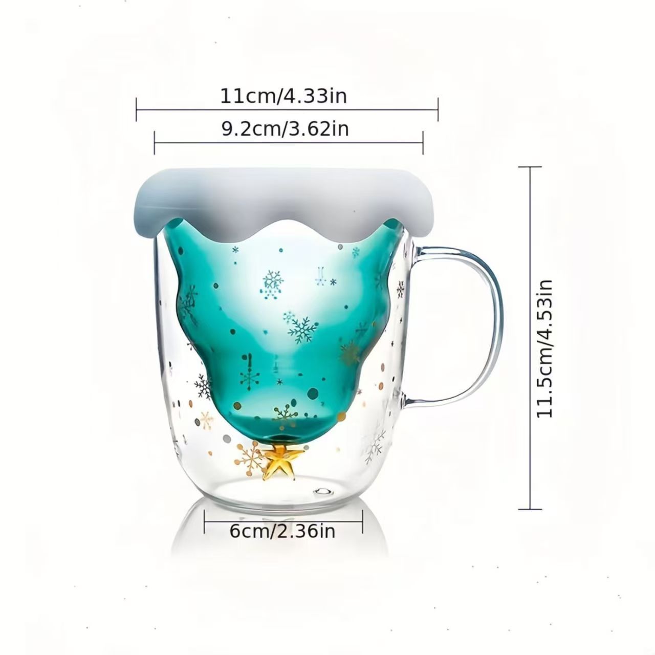 Christmas Double Wall Glass Mug Wholesale in China | Where Warm Drinks Meet Festive Design