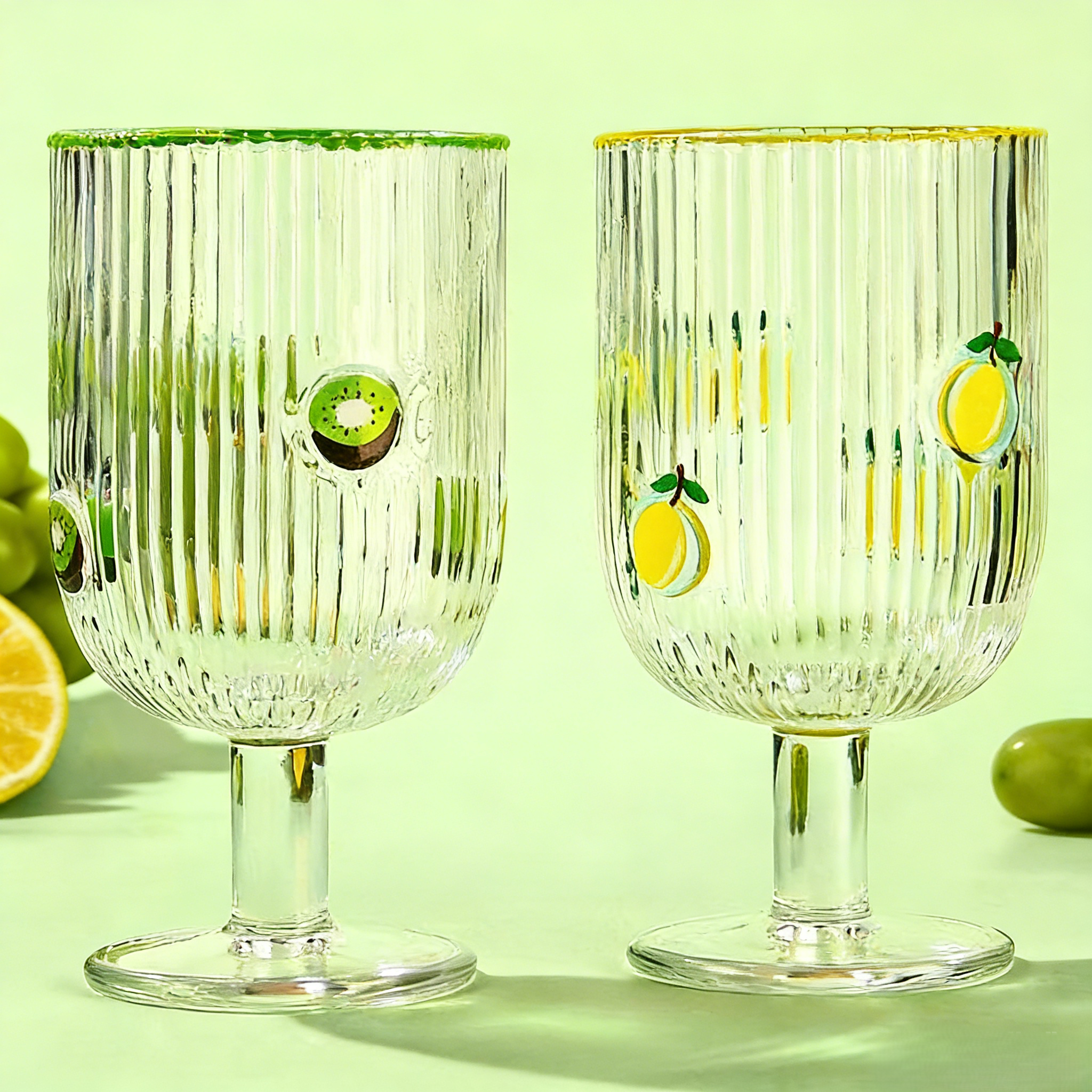 Fruit Embossed Glassware Set Wholesale in China | Where Vintage Design Meets Modern Manufacturing
