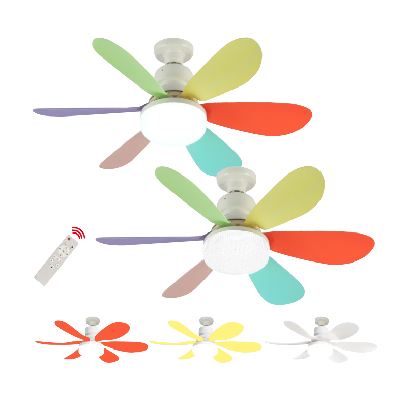 FIBIT-B121A FLOWER FAN LLIGHT WITH REMOTE