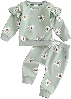 Baby Daisy Print Outfit Set