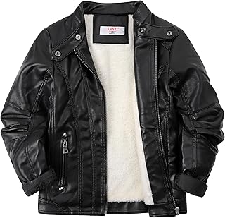Men's Black Faux Leather Jacket