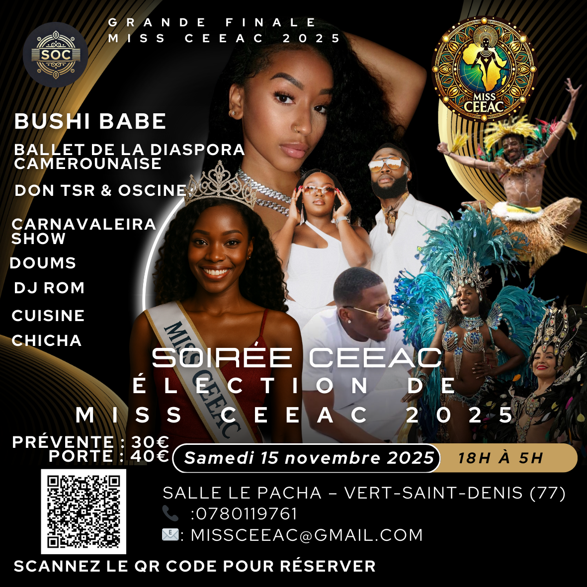 Billets Miss CEEAC 2025