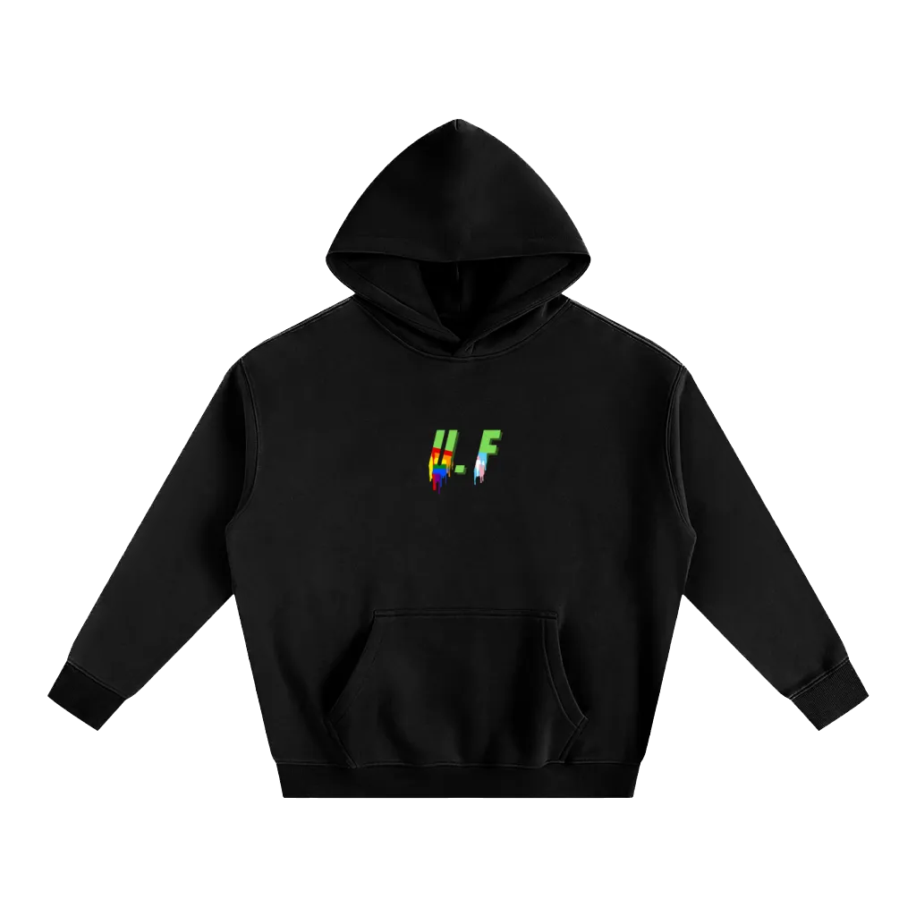 Black "U.F" Hoodie.