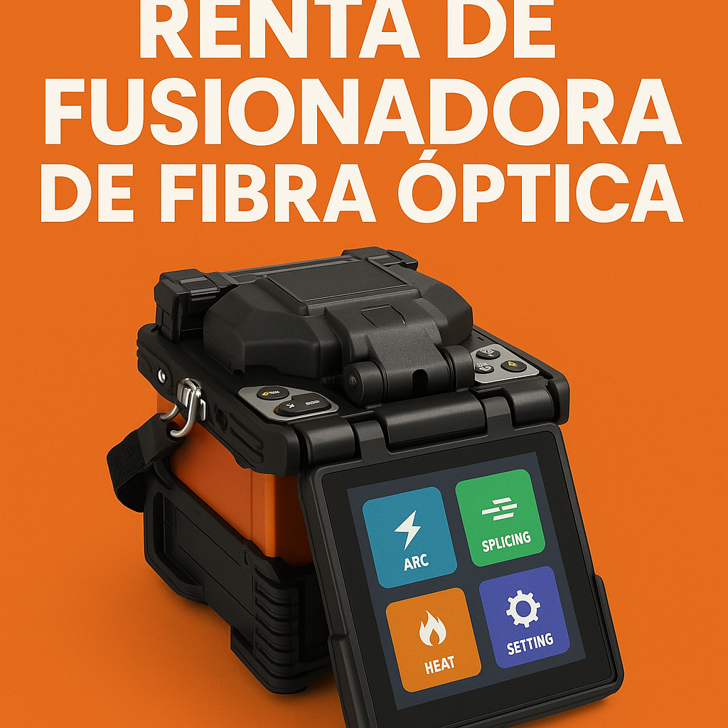 Renta de Fusionadora para Fibra Óptica