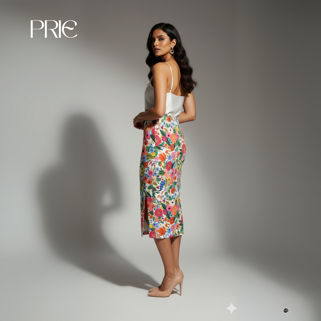 Garden Reverie Pencil Skirt